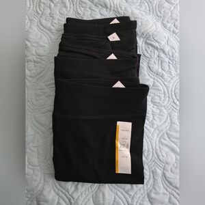 4 Brand New Black Leggings
